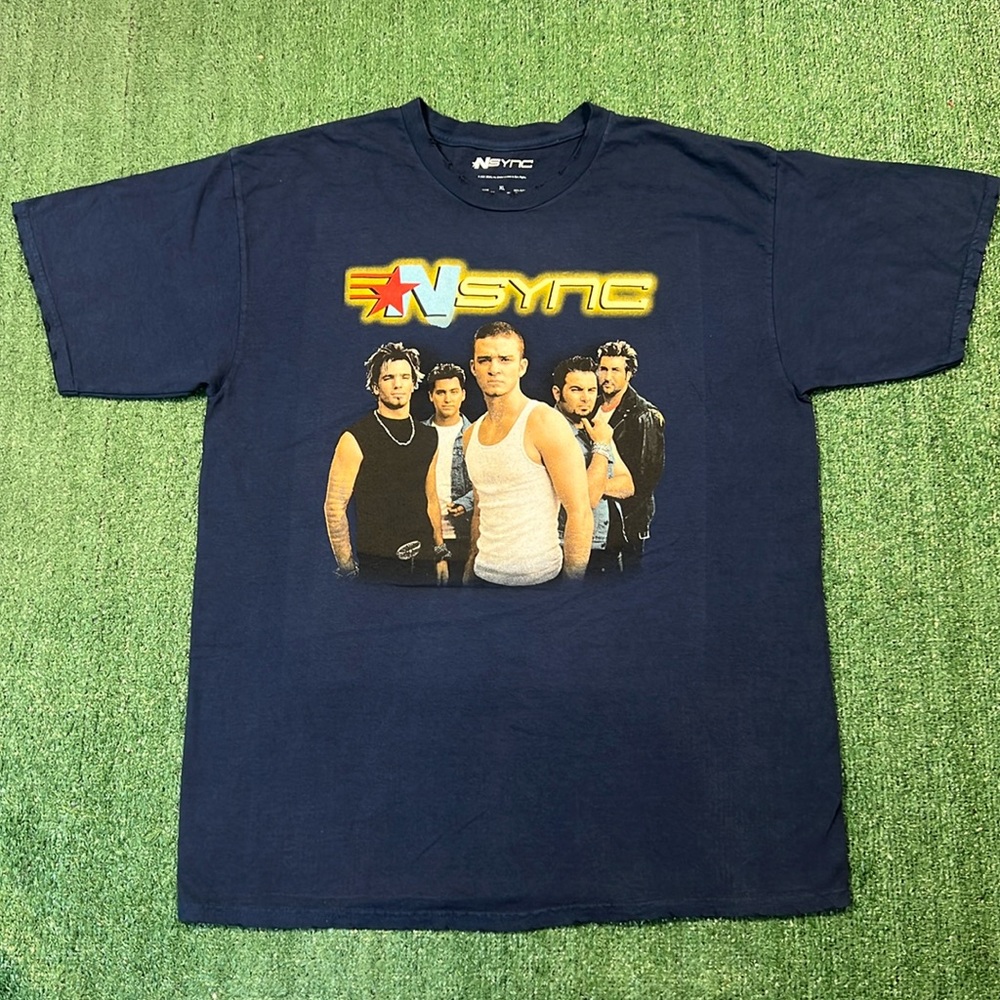 NSYNC Group Band T-shirt Sz XL